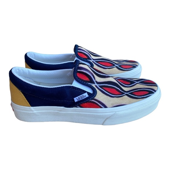 Vans Slip On Shoe Skater Hippie colorful  Women 6.5 Men 5.  NEW - Picture 4 of 11